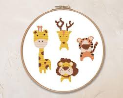 Spar77.de has been visited by 100k+ users in the past month African Animal Counted Cross Stitch Pattern Pdf Instant Etsy Cross Stitch Cross Stitch Animals Stitch Patterns