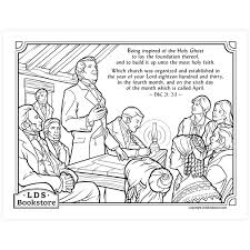 Bring on the holiday season by coloring this glorious set of coloring pages designed on the son of god, jesus christ. The Organization Of The Church Coloring Page Printable Doctrine And Covenants Coloring Page