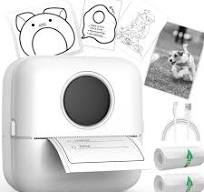 Mini etichettatrice etichette adesive, Bluetooth Stampante Adesivi, sticker  printer per etichettatura di codici a barre, nome, organizzazione, ideale  ...