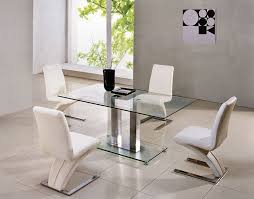 Your classic round dining table gets a modern update with a clear tempered glass top and a chromed steel tube center and base. Savio Small Rectangular Glass Chrome Dining Table Only 4 Colours 120 Cm Ij895 Dining Table Chairs Small Glass Dining Table Glass Dining Table