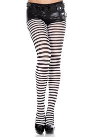 Black And White Striped Tights Outfit Pin On Sexy Lingerie