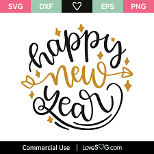 Download Happy New Year Svg Cut File Lovesvg Com