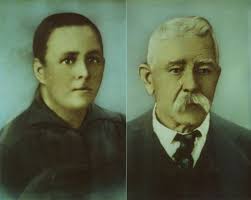 William James (Jim) Pritchard (right) and Sarah Jane Pritchard (nee  Littlefield) (left)