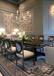 Table napkins can be patterned or have floral prints. Transitional Formal Dining Room