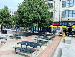 The scene where a man shot himself in the head outside the emergency room at elmhurst hospital early thursday. Manchester S Best New Outdoor Terraces