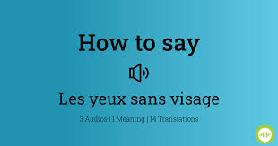 How to say seoul in german? Les Yeux Meaning