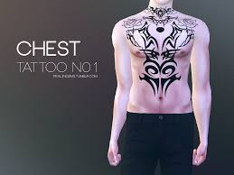 See more ideas about chest tattoo, tattoos, traditional tattoo. Pralinesims Chest Tattoo N01