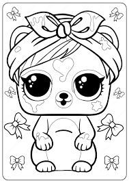 Dogs love to chew on bones, run and fetch balls, and find more time to play! Free Printable Lol Surprise Coloring Pages