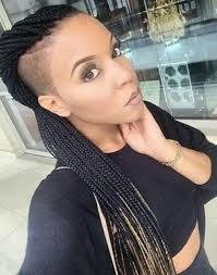 Braids And Shaved Sides Box Braids Hairstyles For Black Women Braids With Shaved Sides Shaved Side Hairstyles