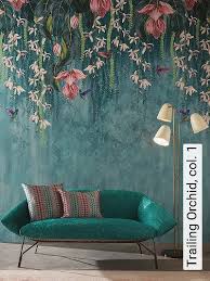 tapete trailing orchid col 1 tapetenagentur de tapeten wohnzimmer tapete schlafzimmer wandgestaltung tapete