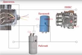 как подключить 3 фазный двигатель на 220 через конденсатор Puskovoj Kondensator Dlya Elektrodvigatelya Chem Otlichaetsya Ot Rabochego