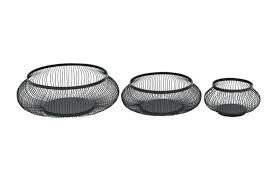 Sold and shipped by foreside home and garden. Small Round Metal Black Basket Amber Marie And Company