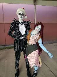 Jack And Sally Nightmare Before Christmas Cosplay By Patrick A Sally Halloween Costume Nightmare Before Christmas Costume Jack Skellington Halloween Costume