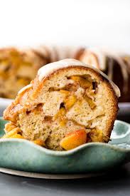 Then fill a bundt pan and toss it in the oven. Peach Bundt Cake With Brown Butter Icing Sally S Baking Addiction