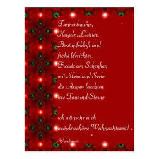 Christmas Poem German Kind Deco In Retro Styles Postcard Zazzle Com Christmas Poems Postcard Christmas Cards Christmas Postcard