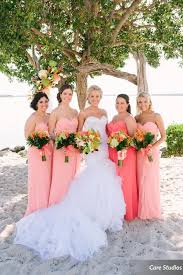 Home >wedding inspiration > pink and coral beach wedding 2020, coral bridesmaid dresses. Shades Of Coral Bridesmaids Coral Beach Wedding Beach Wedding Photo Gallery D Asigner Events