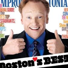 Boston's Best' coverboy Conan O'Brien loves it out West