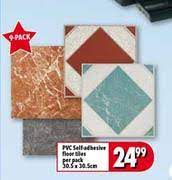 Peel & impress adhesive vinyl wall tile soft brown marble oblong 11.25 x 10 4 pack. Special Pvc Self Adhesive Floor Tiles 9 S 30 5 X 30 5cm Per Pack Www Guzzle Co Za