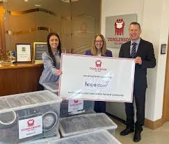 G F Tomlinson partners with Derby clothing bank for new year support