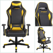 Dxracer Df51ny Desk Chair Sports Computer Chair Furniture Chair Office Chair Black And Yellow Uncategorized Black Office Chair Chair Desk Chair