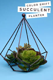 Check out our ceramic tree planter selection for the very best in unique or custom, handmade pieces from our home & living shops. Dollar Store Geometric Planters With New Color Shift Spray Paint Home Decor Videos Mad In Crafts