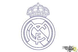 Product description real madrid logo black and white crop top shirt women logo print collectible top tee outfits, ours and your interpretation of something a little beyond classic fashion,outfit for daily wear or fun infused busy outings. How To Draw Real Madrid Logo Drawingnow