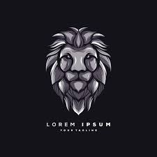 اسد رائع رئيس مكافحة ناقلات تصميم شعار Lion Head Logo Dog Logo Design Nature Logo Design