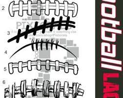 Football Clip Art Laces Athletic Font With Crosshatch Football Clips Football Clip Art Football Spirit Shirts