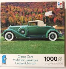 Master pieces 1000 pieces market square. Classic Cars Jigsaw Puzzle