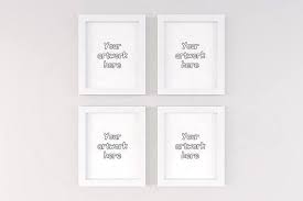 Download Four Mockup Wall Art Mockups White Frame Mockup 8x10 Etsy Free Psd Mockups Templates Free Packaging Mockup Frame Mockups