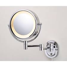 Maybe you would like to learn more about one of these? Jerdon 10 In X 14 In Lighted Wall Makeup Mirror In Chrome Hl65cd The Home Depot