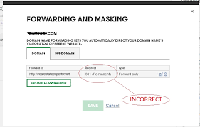 Godaddy Domain Forwarding Vs 301 Redirect For Seo