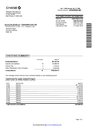 There will also be a routing number provided, and you can use the two numbers to make deposits and withdrawals. Sample Bank Statement Cheque Debits And Credits