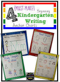 must make kindergarten anchor charts