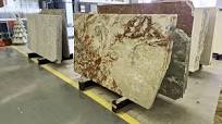 Marble Pietra Pontificia. Italy 🇮🇹. 18mm slabs $177 FOB Xiamen. 20 and  30mm - on order., Unique red marble with a mint background. This is a  special selection of Ceppo Monet, which we mentioned in the ...