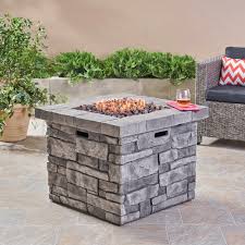 Maybe you would like to learn more about one of these? Angeles Outdoor Propane Square Fire Pit Table With Lava Rocks By Christopher Knight Home N A Overstock 19515354