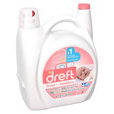 Dreft Stage 1 Newborn Hec Liquid Detergent 150 Fl Oz Laundry Liquid Laundry Detergent Baby Detergent