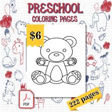 Pre k coloring pages printables. Preschool Coloring Pages 222 Printable Coloring Sheets 8 5 X 11 Inches