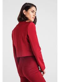 Rue Kadin Kisa Blazer Ceket Bordo Morhipo 20086507 Blazer Ceket Kadin Giyim