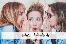 What does Ponerse al día mean and how is it used in Spanish-speaking  countries?