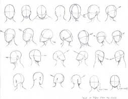 138 Images Drawing References And Tutorals Face Angles Anime Drawings Tutorials Anime Head