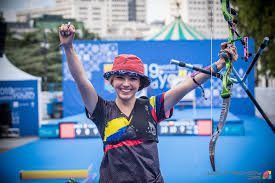 Valentina Acosta Wins Colombia S First Recurve World Champion Crown American Athletes Champion Ocean Photography