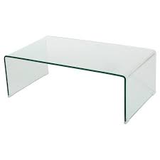 It is crafted from clear tempered glass, for a chic look, and measures 15'' h x 43'' l x 24'' w. Ramona Glass Rectangle Coffee Table Clear Christopher Knight Home Target