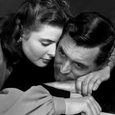 Cary Grant, Ingrid Bergman and Claude Rains in director Alfred Hitchcocks  "Notorious" 1946. One of me and my son's favorites.