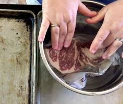 Turn the meat over halfway through. How To Thaw A Steak Fast Loaves And Dishes