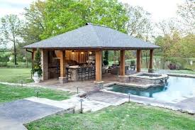 Pool Haus Bilder Dekoration Ideen Pool Houses Backyard Outdoor Kitchen Design
