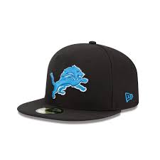 Amazon Com Nfl Detroit Lions Black And Team Color 59fifty Fitted Cap Sports Outdoors Was 19 49 16 89 Now Nfl Detroit Lions Fitted Hats Detroit Lions