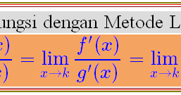 Pada kesempatan ini kita akan membahas beberapa contoh turunan fungsi aljabar dengan aturan rantai. Penyelesaian Limit Fungsi Dengan Dalil L Hospital Atau Turunan Konsep Matematika Koma