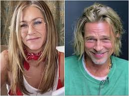Jennifer aniston and brad pitt got reacquainted in a virtual wet dream, and if you think that's awesome. Jennifer Aniston And Brad Pitt S Characters Flirt In Charity Table Read Insider