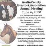 Austin County Livestock Association Annual Meeting